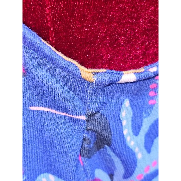 Lilly Pulitzer Women's Multicolor Borealis Blue Wyota Jumpsuit Size M 2802 - Picture 6 of 16